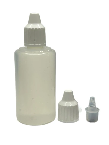 100ml PE aseton şişesi, 12 adet, plastik damlacıklı şişe, damlatmalı şişe