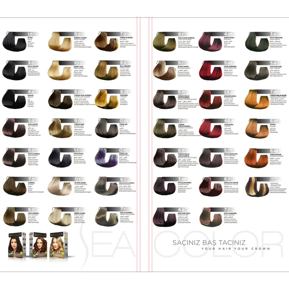 SEA COLOR 5 65 Çilek Kırmızısı Set Boya - 4