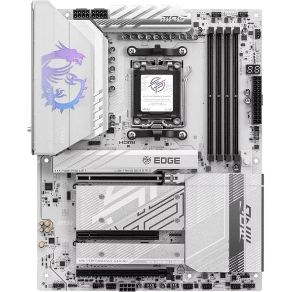 MSI MPG B850 EDGE TI WIFI7 DDR5 HDMI-DP PCIE 5.0 AM5 ATX - 2
