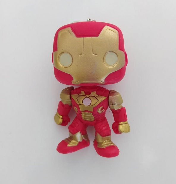 Iron Man Funko Pop Figür Anahtarlık Çanta Süsü 9 cm