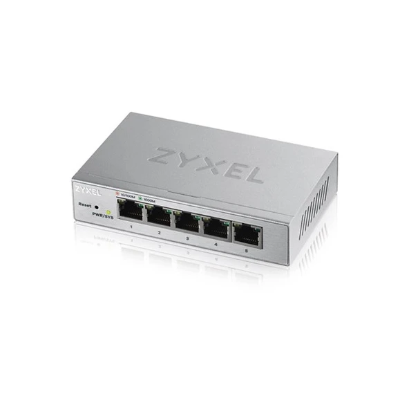 ZyXEL 5port GS1200-5 GIGABIT Yönetilebilir Switch Masaüstü - Resim 3