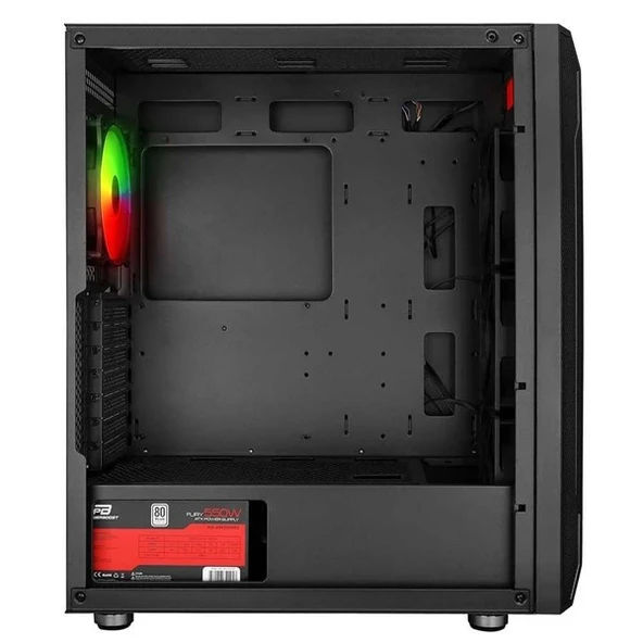POWERBOOST 550W 80+ VK-G3701B GAMING MID-TOWER PC KASASI - 3