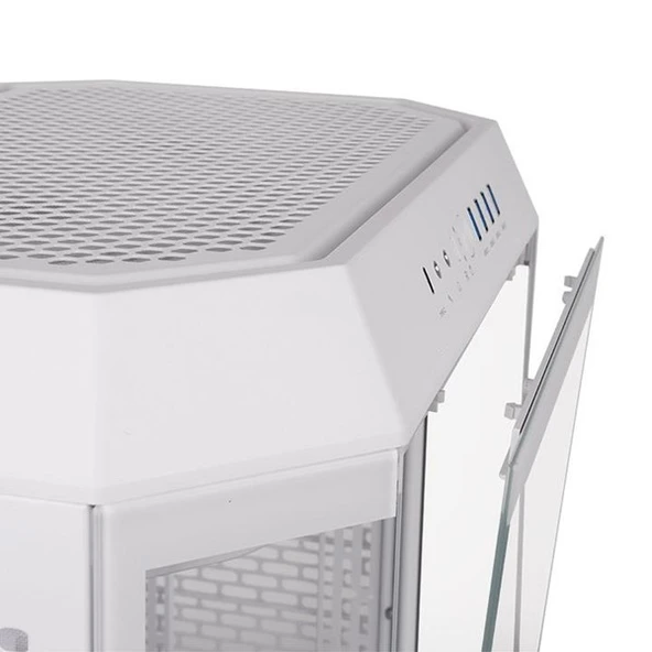 THERMALTAKE THE TOWER 600 TG GAMING MID-TOWER PC KASASI BEYAZ - 6