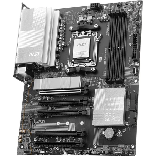 MSI PRO B840-P WIFI7 DDR5 HDMI USBC PCIE 4.0 AM5 ATX - 4