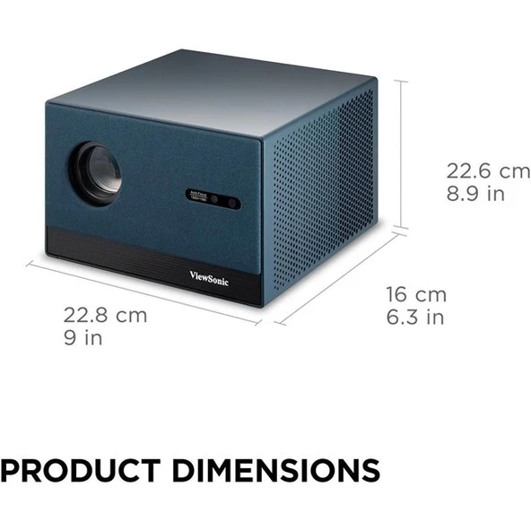 WIEWSONIC 630ansilümen LX60HD 1920X1080 Kablosuz LED Projeksiyon - 3