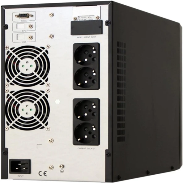 DOTVOLT 3KVA MN3KVA ONLINE 1/1F LCD EKRAN TOWER UPS 6x 12V 9 Amper - 2