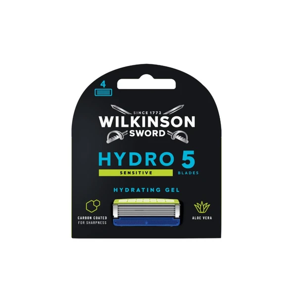 Wilkinson Sword Hydro 5 Sensitive Aloe Veralı 4 Adet Yedek Kartuş
