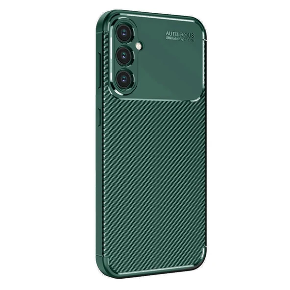 Samsung Galaxy S25 Kılıf Focus Carbon Silikon Kapak - 4