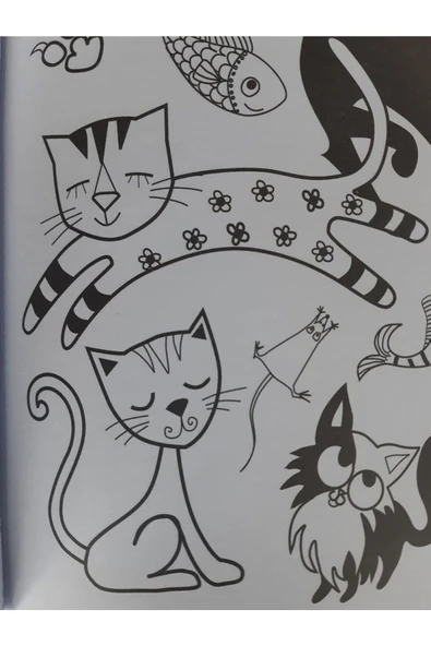 Boyama Kitabı - Coloring Book - 24x33,5 Cm - 3