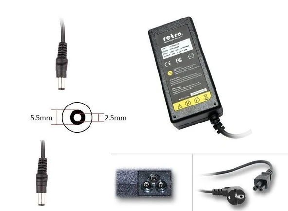 Xiaomi Mi 42V 1.7A 71W Uyumlu Elektrikli Scooter Adaptör RETRO Adaptasyonlu