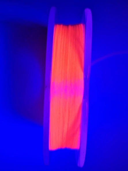 Eagenset Organze İp Çapari İpi Ultraviyole Uv Neon Pembe Makara - 7