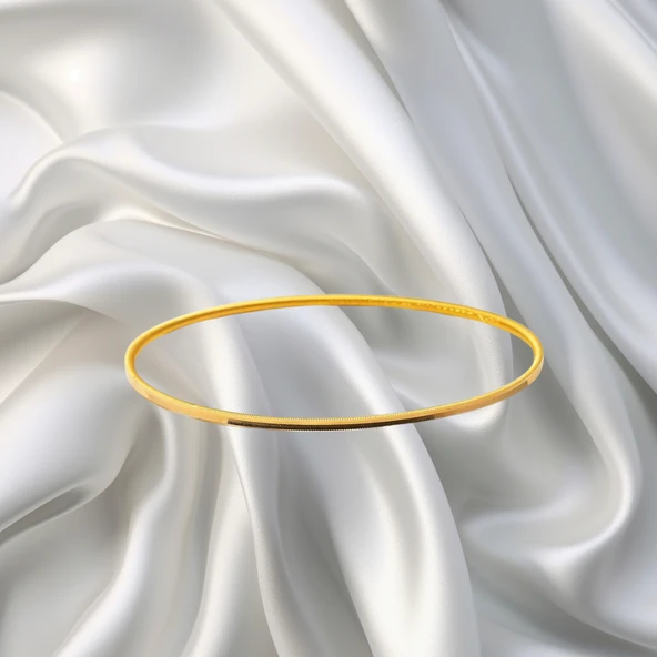 22 Ayar Düz Ajda Bilezik - 2