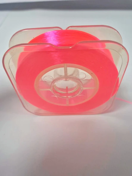 Eagenset Organze İp Çapari İpi Ultraviyole Uv Neon Pembe Makara - 10