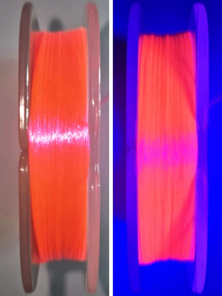 Eagenset Organze İp Çapari İpi Ultraviyole Uv Neon Pembe Makara - 3