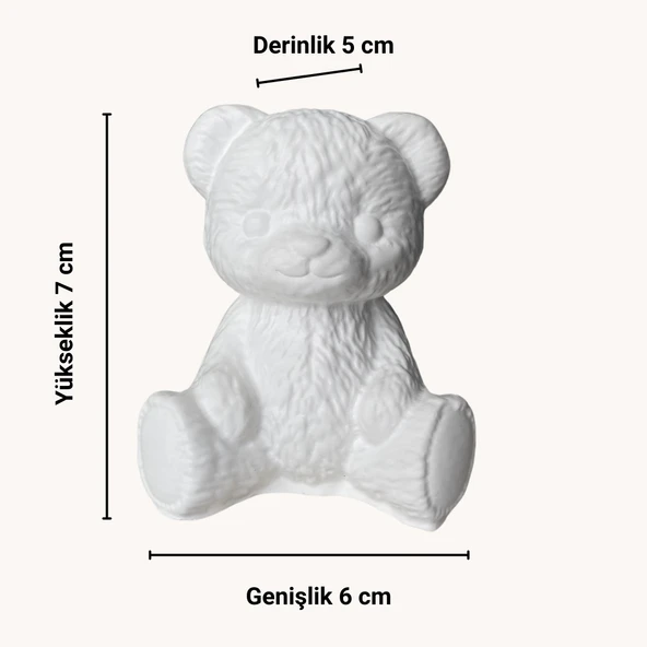 SİLİKON KALIP AYICIK FİGÜR MUM TAŞ TOZU EPOKSİ SİLİKON İTHAL KALIP