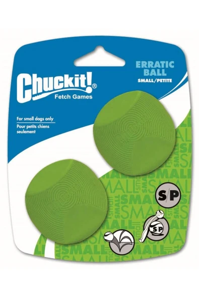 Chuckit! Erratic Ball 2 'li Köpek Oyun Topu ( Küçük Boy)