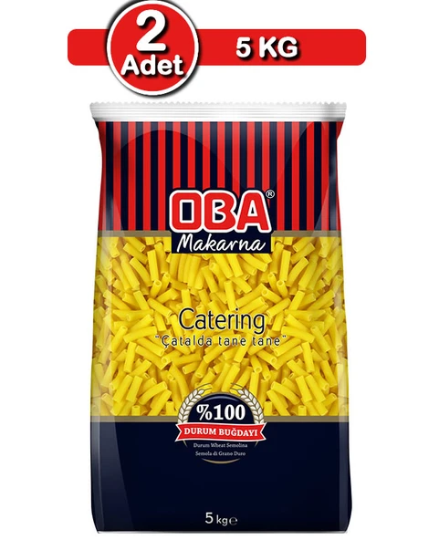 Oba Makarna  Kalın Kesme 5kg X 2 Adet