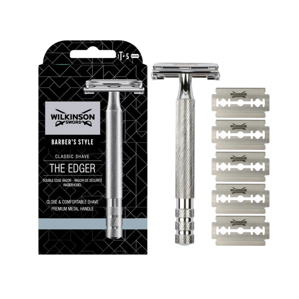 Wilkinson Sword Barber’s Style Double Edge Metal Saplı Erkek Tıraş Bıçağı - Resim 3