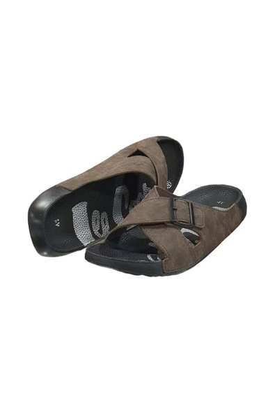LEE COOPER Orthopedix 2009 Çapraz Bantlı Suya Dayanıklı Tokalı Erkek Terlik - 3