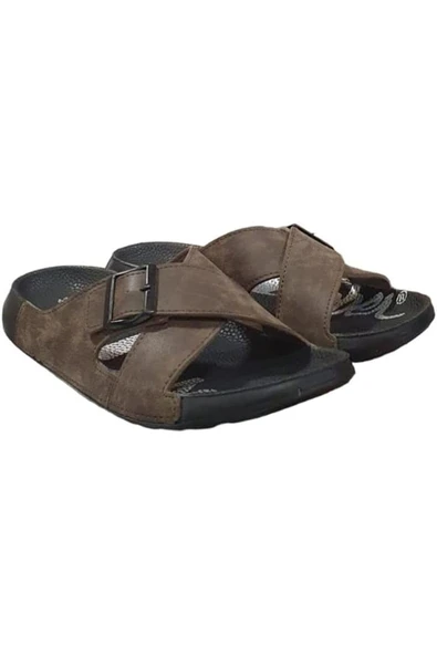 LEE COOPER Orthopedix 2009 Çapraz Bantlı Suya Dayanıklı Tokalı Erkek Terlik - 4