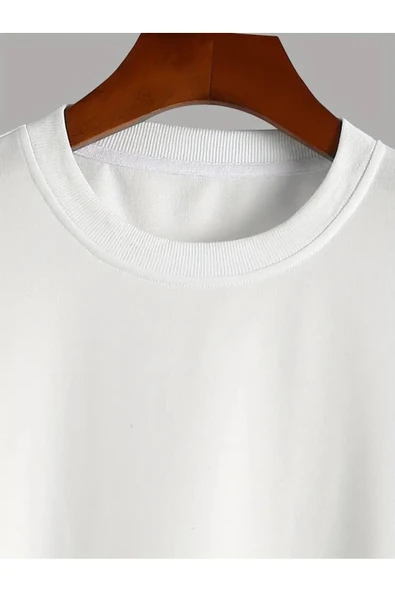 Eşofman Takımı Panter Baskılı Unisex Kışlık Kalın Pamuklu Sweatshirt Ve Eşofman Altı 2' Li Set - 6