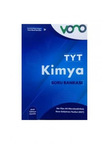 Vono Yayınları Tyt Kimya Soru Bankası