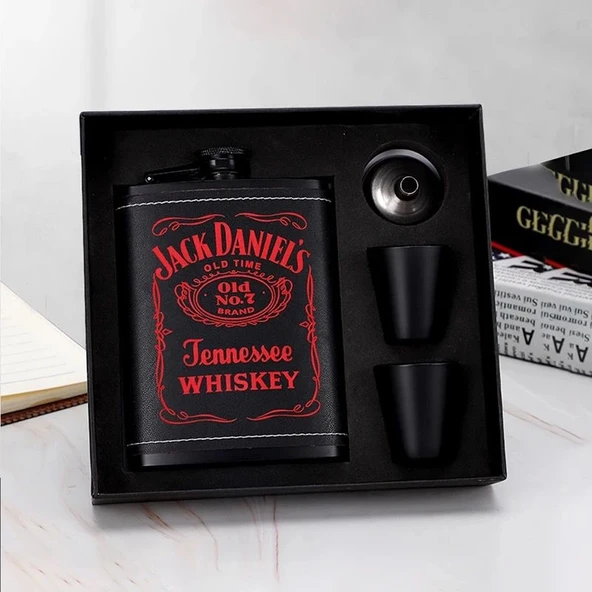 Derili 2 Bardaklı İçki Matara Seti - Resim 3