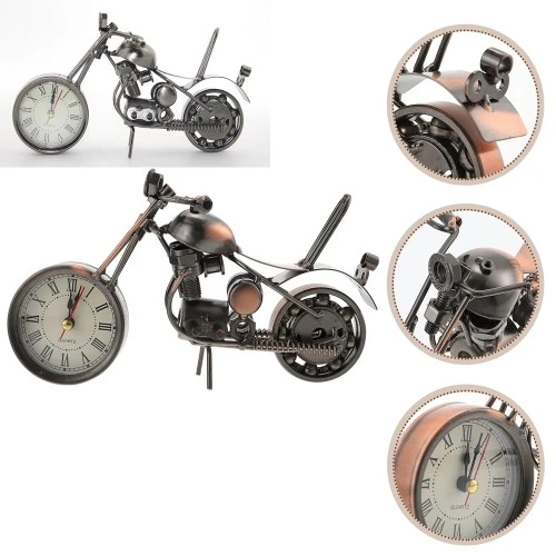 Metal Motosiklet Saat - 4