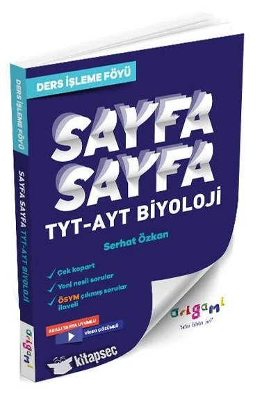 TYT-AYT Biyoloji Sayfa Sayfa Ders İşleme Föyü Tammat Yayıncılık