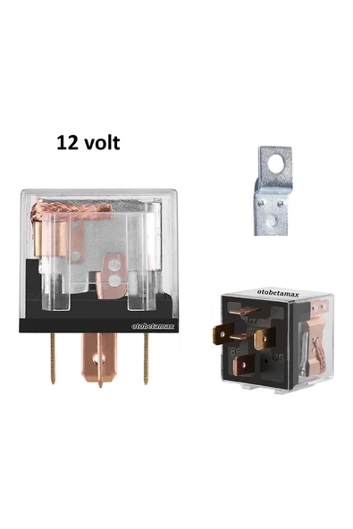iki Adet Mini Role 12v. 5 Uçlu. 40 A. Far. Korna. Fan. Lpg Röle - 3