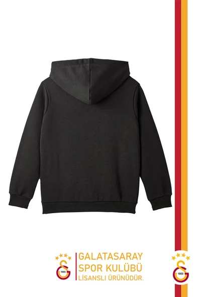 Galatasaray Orijinal Lisanslı Büyük Logo Çocuk Sweat - 3