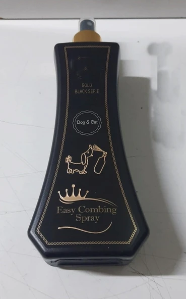 Kedi Köpek Kolay Tarama Sprey 370 ML Kıtık Açıcı Easy Combing Gold Black Series - 3