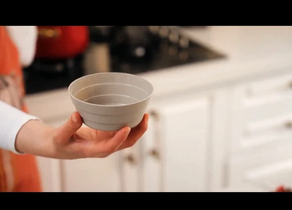 3 Lü Pratik Saklama Kabı - Kahvaltılık Kapaklı Çerezlik  350 ML - Resim 2