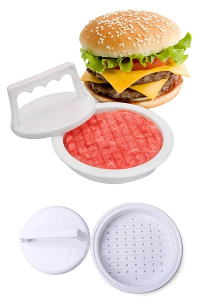 Hamburger Yapma Aparatı- Hamburger Pres Ve Köfte Kalıbı - 2