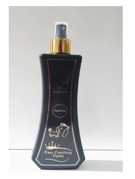 Kedi Köpek Kolay Tarama Sprey 370 ML Kıtık Açıcı Easy Combing Gold Black Series - 1