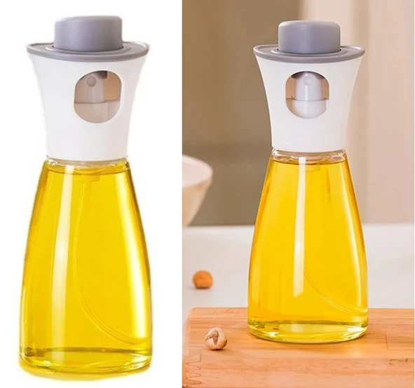 220 ML Premium Sprey Cam Yağ Limon Sos Spreyi Yağ Şişesi Yağdanlık - Resim 2
