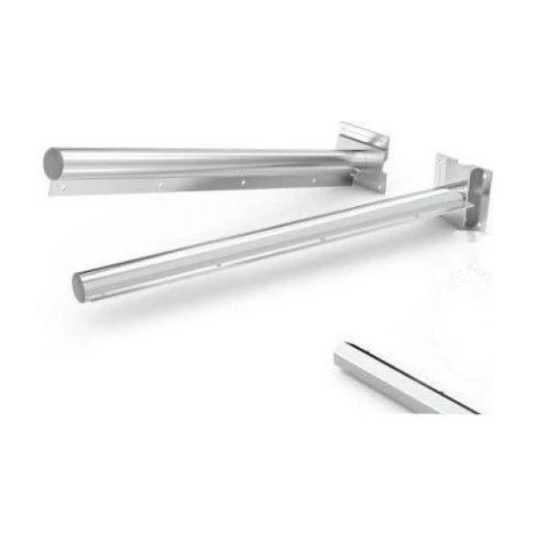 Duvar Monteli Alüminyum Çamaşır Askısı Parlak - 2