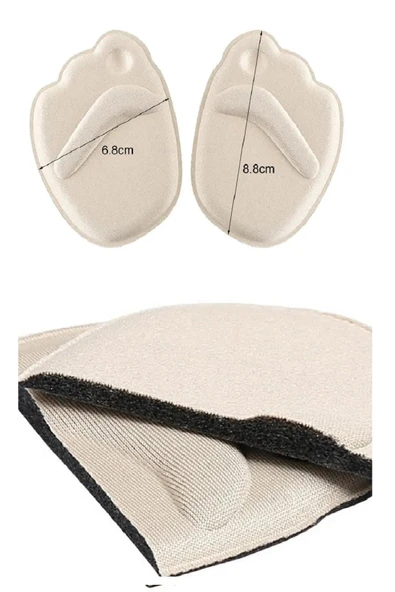 1 Çift Ayak Rahatlatıcı Koruyucu Ayakkabı Süngeri Foam Yastık Ter Emici Kaydırmaz Yumuşak Taban - Resim 4