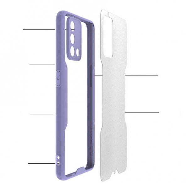 Oppo A74 4G Kılıf Zore Parfe Kenarları Pastel Renk Silikon Kılıf - 11