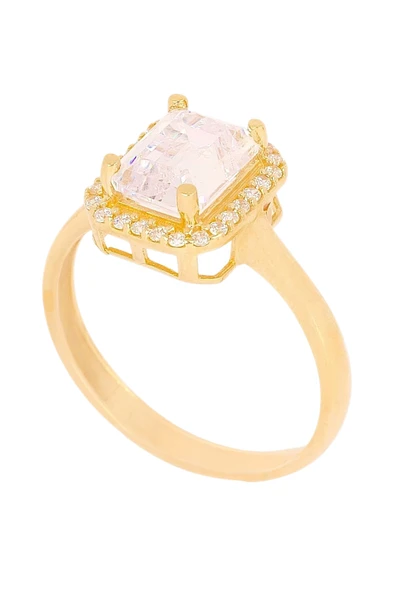 Cigold Taşlı Yüzük 14 Ayar Altın 2.14 Gr OA-K21501029089 - 3