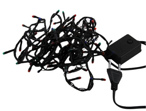 Yılbaşı Ağacı Pirinç Işıklandırma (100 Ampul) - Resim 2