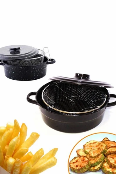 Essan Yanmaz ve Yapışmaz Fritöz Kızartma Tenceresi - 2