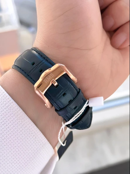 Rms Romanson Deri Kordon İç Fonksiyonları Aktif 5 Atm Suya Dayanıklı Erkek Kol Saati AG.1557.09 - Resim 5