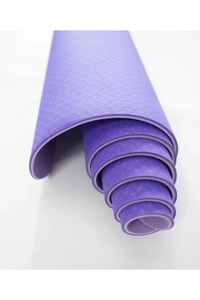 lethe boards  6mm Kalınlık Pilates Minderi / Yoga Matı 183x61 Cm - Taşıma Askılı - 2