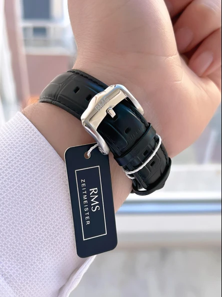 Rms Romanson Deri Kordon İç Fonksiyonları Aktif 5 Atm Suya Dayanıklı Erkek Kol Saati AG.1557.02 - Resim 5