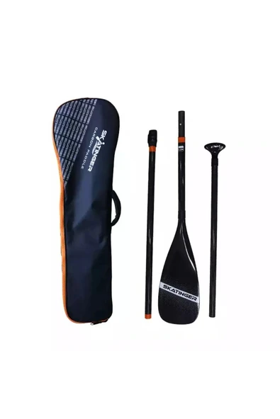 lethe boards  Skatinger Sup Board Karbon Fiber Kürek 170 - 210 cm Teleskobik Paddle + Taşıma Çantası