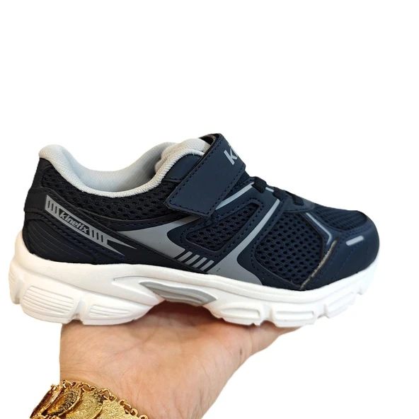 Kinetix Arıon Fx Lacivert Cırtlı Yürüyüş Koşu Çocuk Spor Ayakkabı - Resim 6