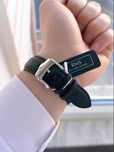 Rms Romanson Deri Kordon İç Fonksiyonları Aktif 5 Atm Suya Dayanıklı Erkek Kol Saati AG.1584.08 - Resim 3