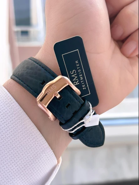 Rms Romanson Deri Kordon İç Fonksiyonları Aktif 5 Atm Suya Dayanıklı Erkek Kol Saati AG.1584.05 - Resim 4