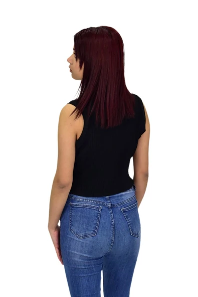 Kadın Askılı Fitilli Crop BGL-ST04298 - Resim 11